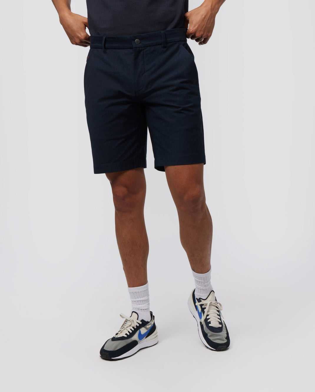 Short Psycho Bunny Gable Regular Fit Sport Short Bleu Marine Homme | OOM-11806170